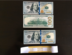 $10,000 Fold Prop Money - Full Printed