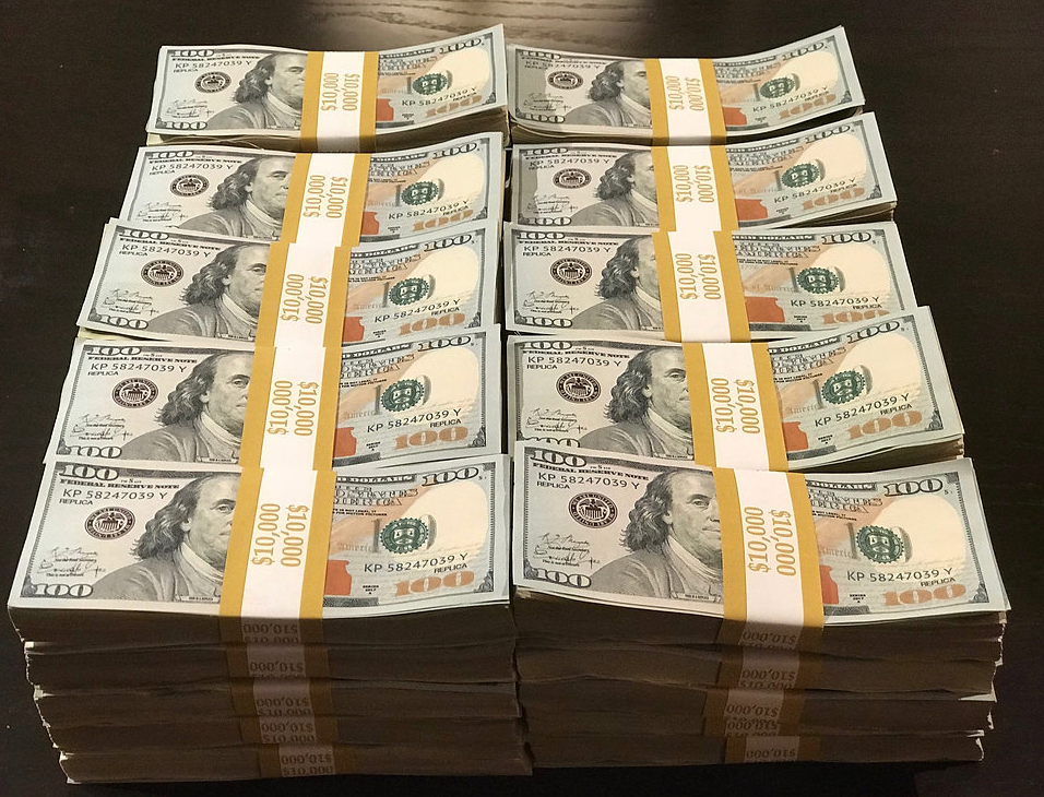 $500,000 Used Prop Money 50 stacks