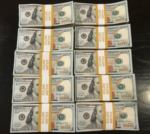 $500,000 Used Prop Money 50 stacks