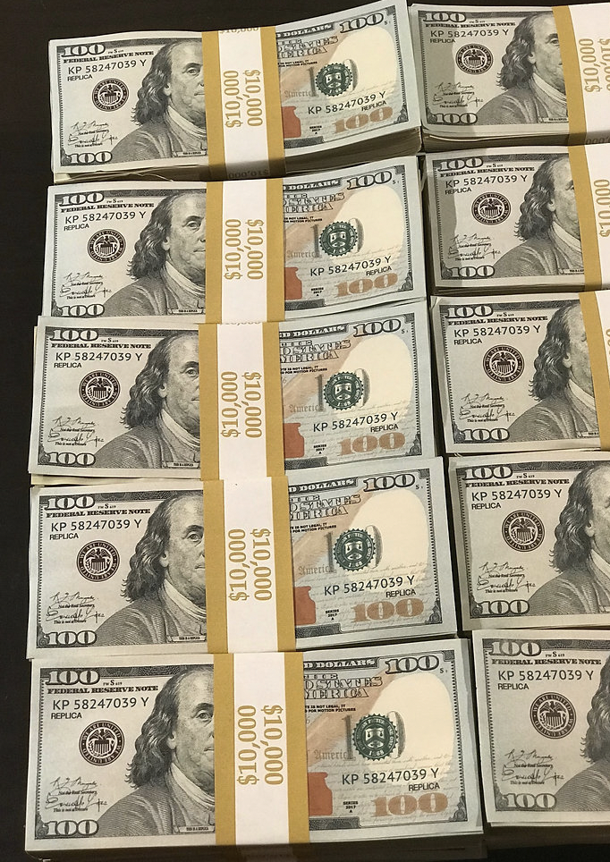 $500,000 Used Prop Money 50 stacks