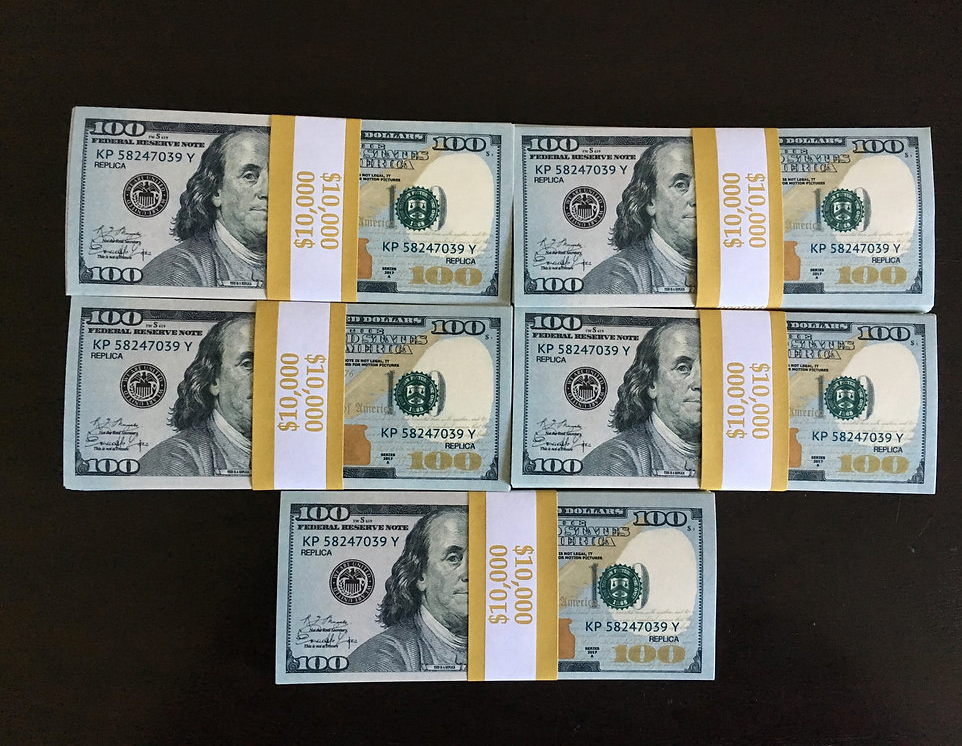 $50.000 Prop Money 5 stacks