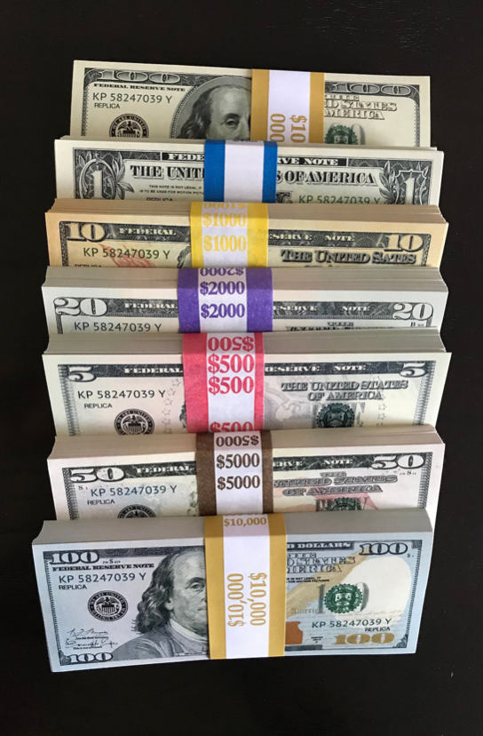 Prop Money Full Collection Sampler 7