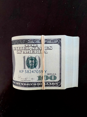 $10,000 Series Fold Prop Money 1 stack