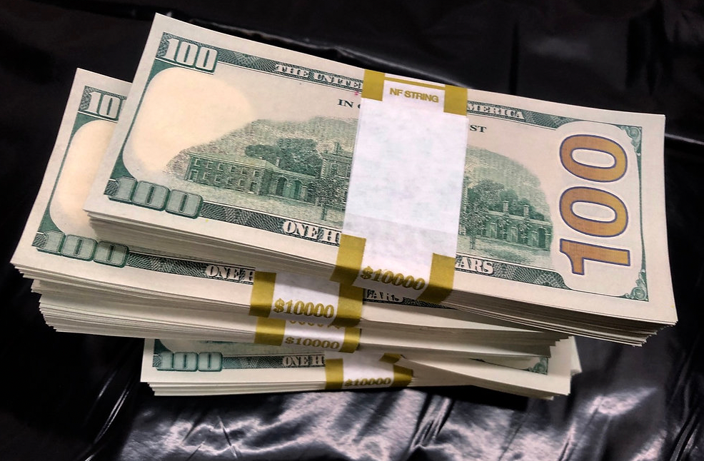 $50,000 Used Prop Money 5 stacks